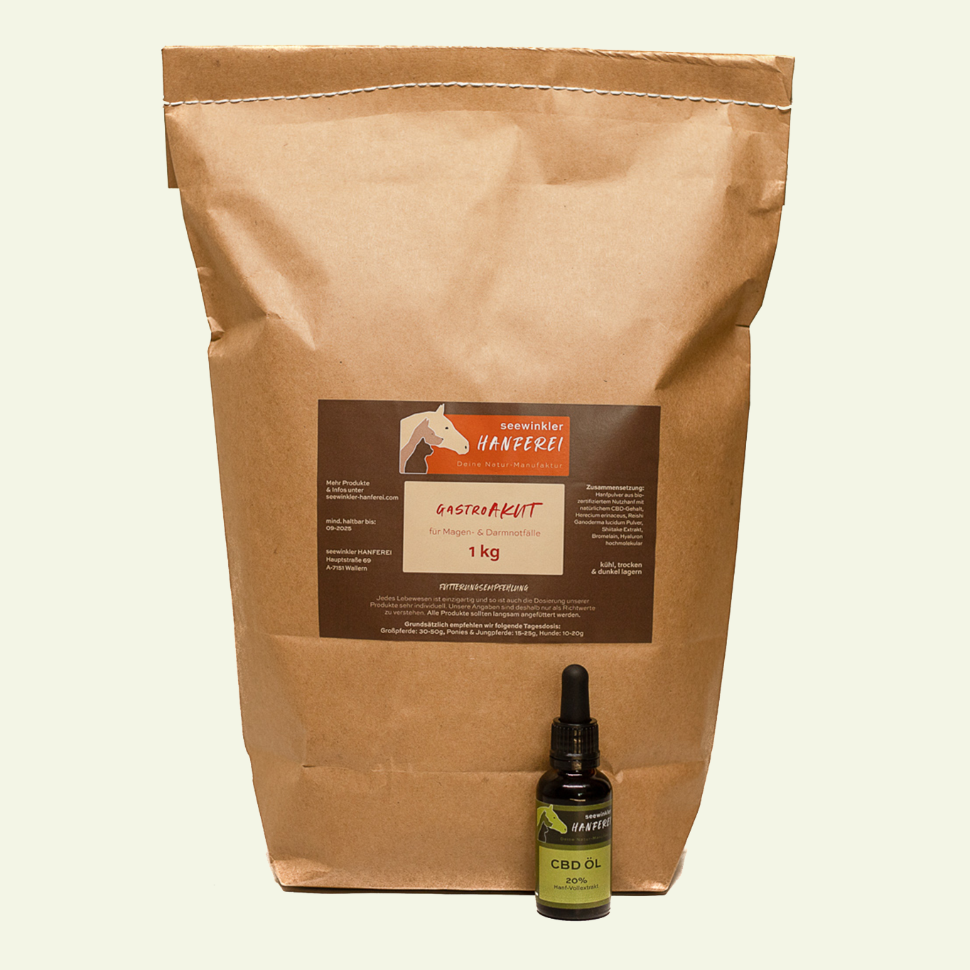 seewinkler akutKOMBI gastroAKUT und CBD Öl 20%