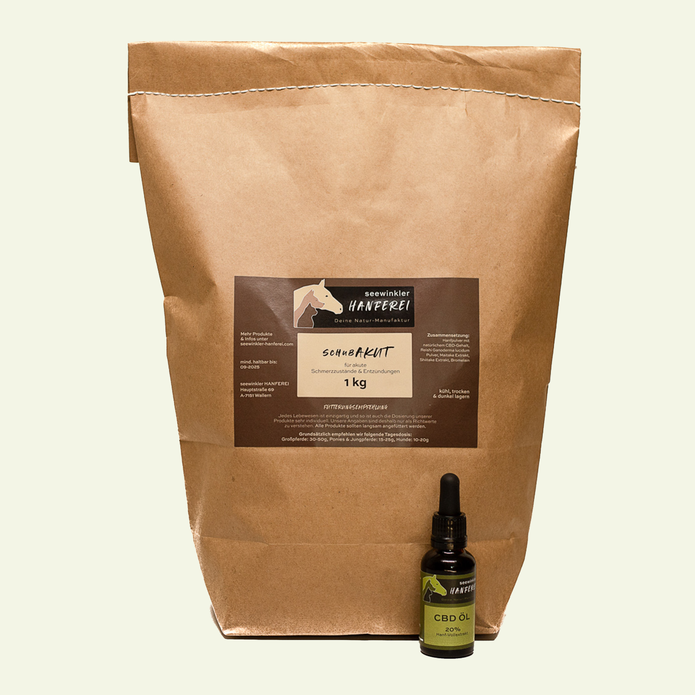 seewinkler schubKOMBI schubAKUT mit CBD Öl 20%