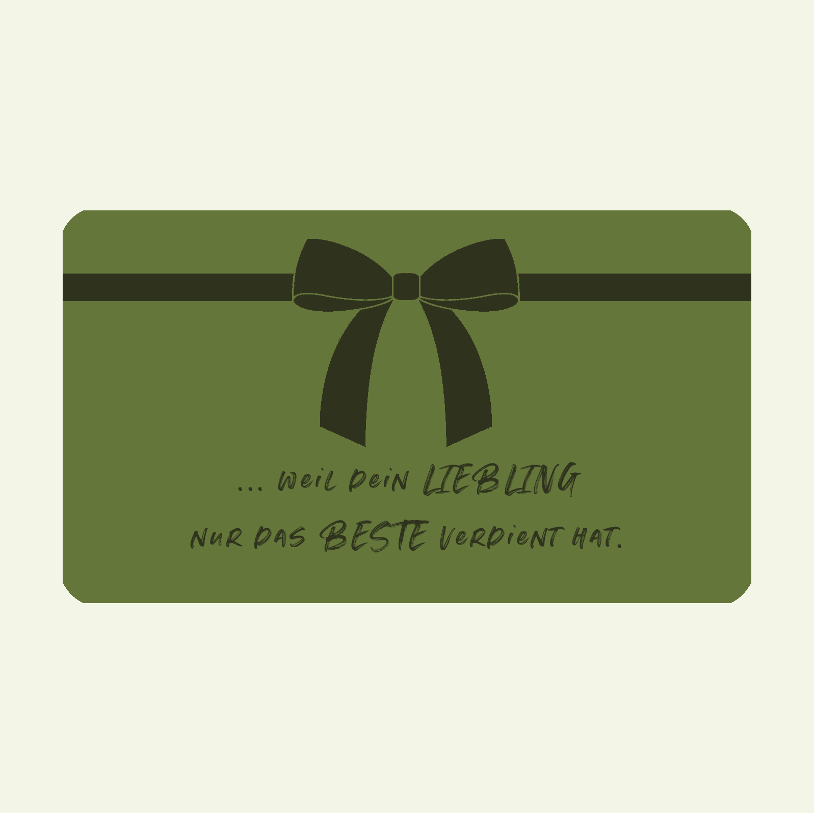 Geschenkgutschein