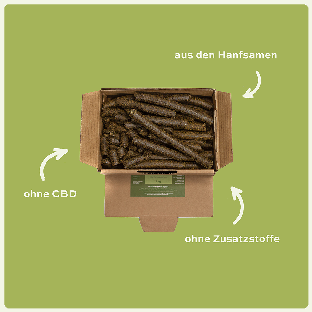 seewinkler Hanfsticks für Pferde von oben